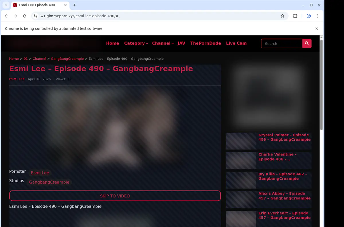 Gimmeporn Video Downloader browser extension screenshot 2